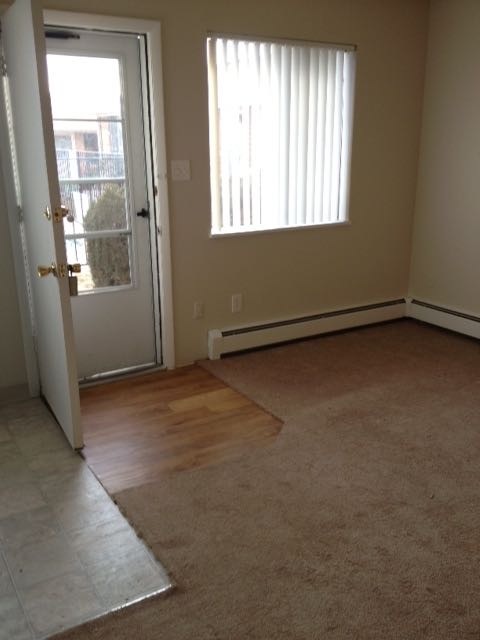 Living area with large window
