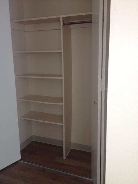 In-unit storage closet